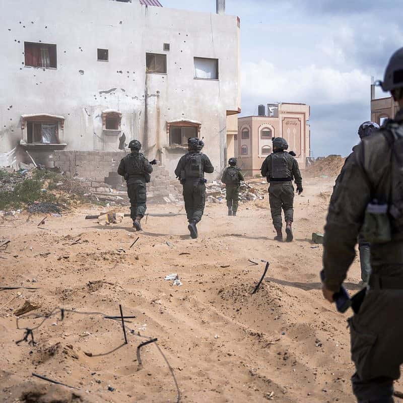 Israeli troops operating in the Gaza Strip, March 23, 2024. Credit: IDF.