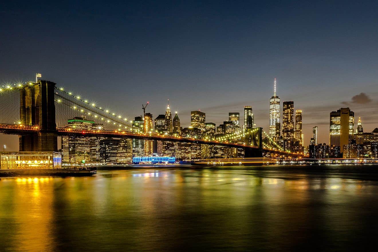 The New York City skyline at night. Source: Pixabay