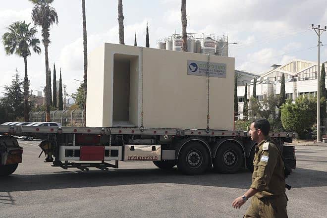 The International Fellowship of Christians and Jews launches a $1.5 million initiative to place 123 shelters alongside bus stops serving 42 northern Israeli communities. Photo by Raanan Cohen.