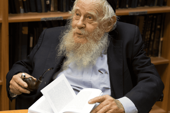 Rabbi Steinzaltz. Credit: Courtesy