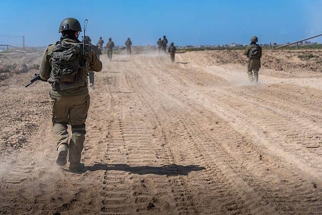 Israeli soldiers during Gaza ground operations, March 19, 2024. Credit: IDF.