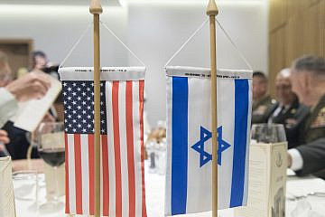 Marine Corps Gen. Joseph F. Dunford Jr., chairman of the Joint Chiefs of Staff, meets with Lt. Gen. Gadi Eizenkot, chief of General Staff, at Israel Defense Force Headquarters in Tel Aviv on May 9, 2017. Credit: Navy Petty Officer 2nd Class Dominique A. Pineiro/U.S. Defense Department.