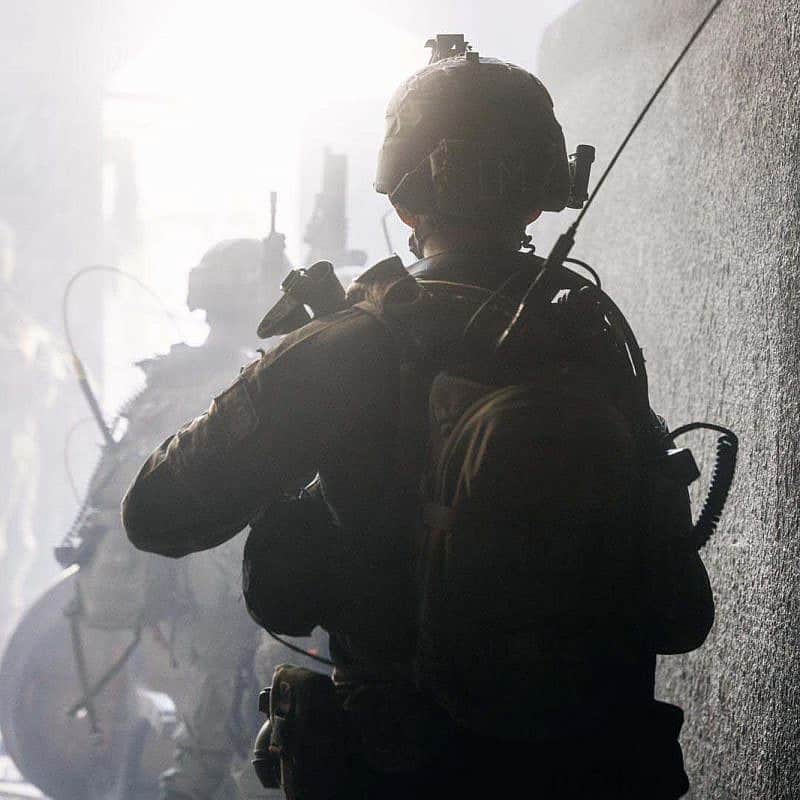 Israeli soldiers operating in the Gaza Strip, April 6, 2024. Credit: IDF.
