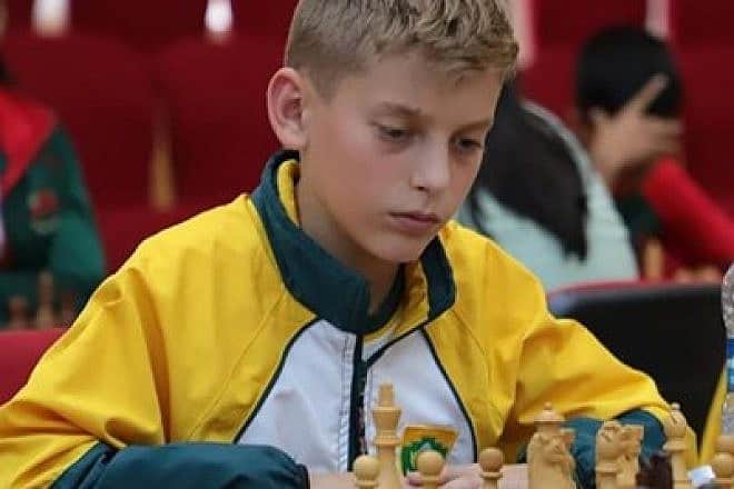 Caleb Levitan representing South Africa at the Youth Olympiad in Nakhchivan, Azerbaijan, in 2022. Credit: Veritusseeker via Wikimedia Commons.