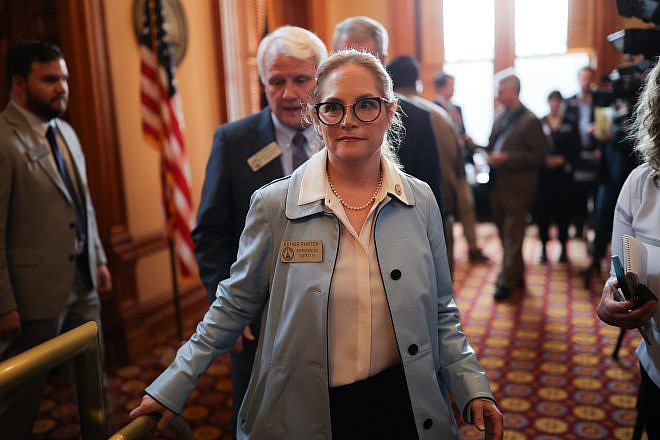 Esther Panitch, a state representative, in the Georgia House of Representatives chamber in the state Capitol in Atlanta, on Jan. 25, 2024. Credit: Georgia House of Representatives.
