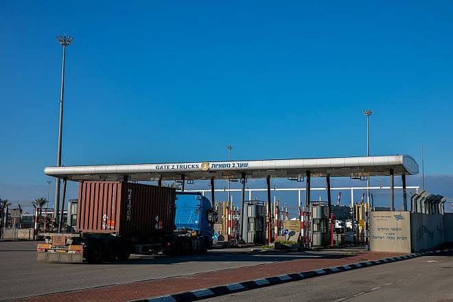 The entrance to Ashdod Port, Jan. 26, 2022. Photo by Yossi Aloni/Flash90.