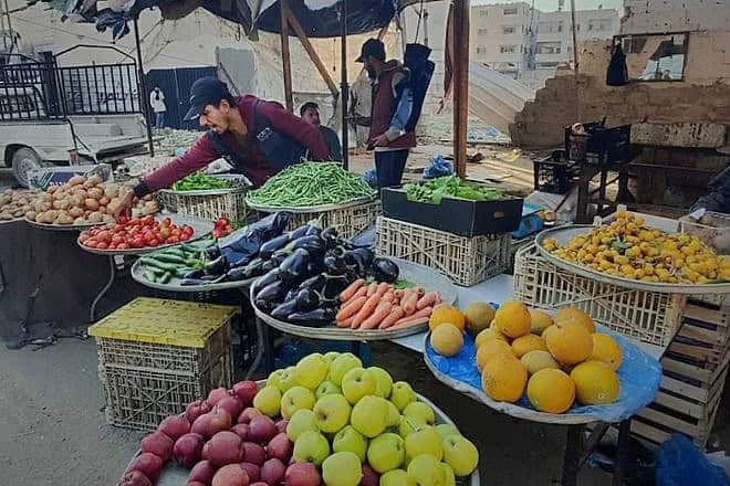 A market in northern Gaza, April 17, 2024. Credit: Snd News Agency.