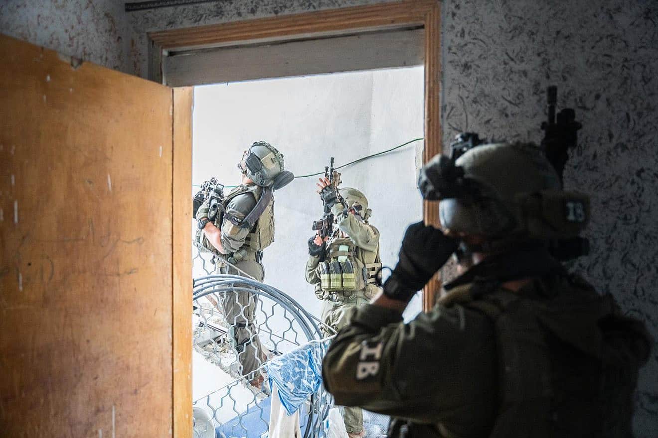 Israeli soldiers in the Gaza Strip, April 4, 2024. Credit: IDF.