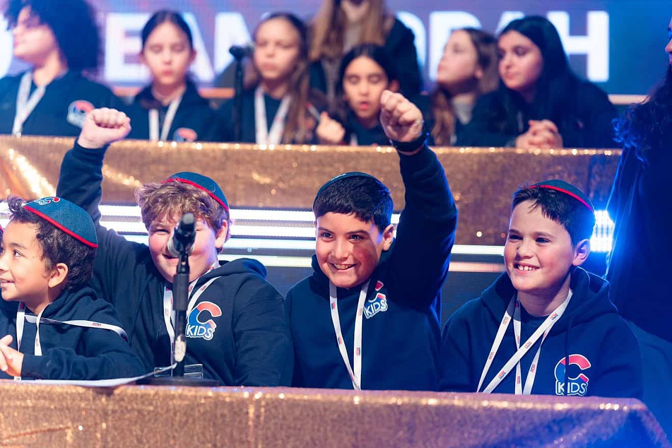 Participants in the JewQ International Championship event in Stamford, Conn., on April 7, 2024. Credit: Sholem Srugo/Merkos 302.