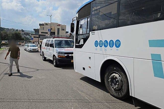 Two Israelis were wounded in a shooting attack in western Samaria, April 7, 2024. Credit: Magen David Adom.