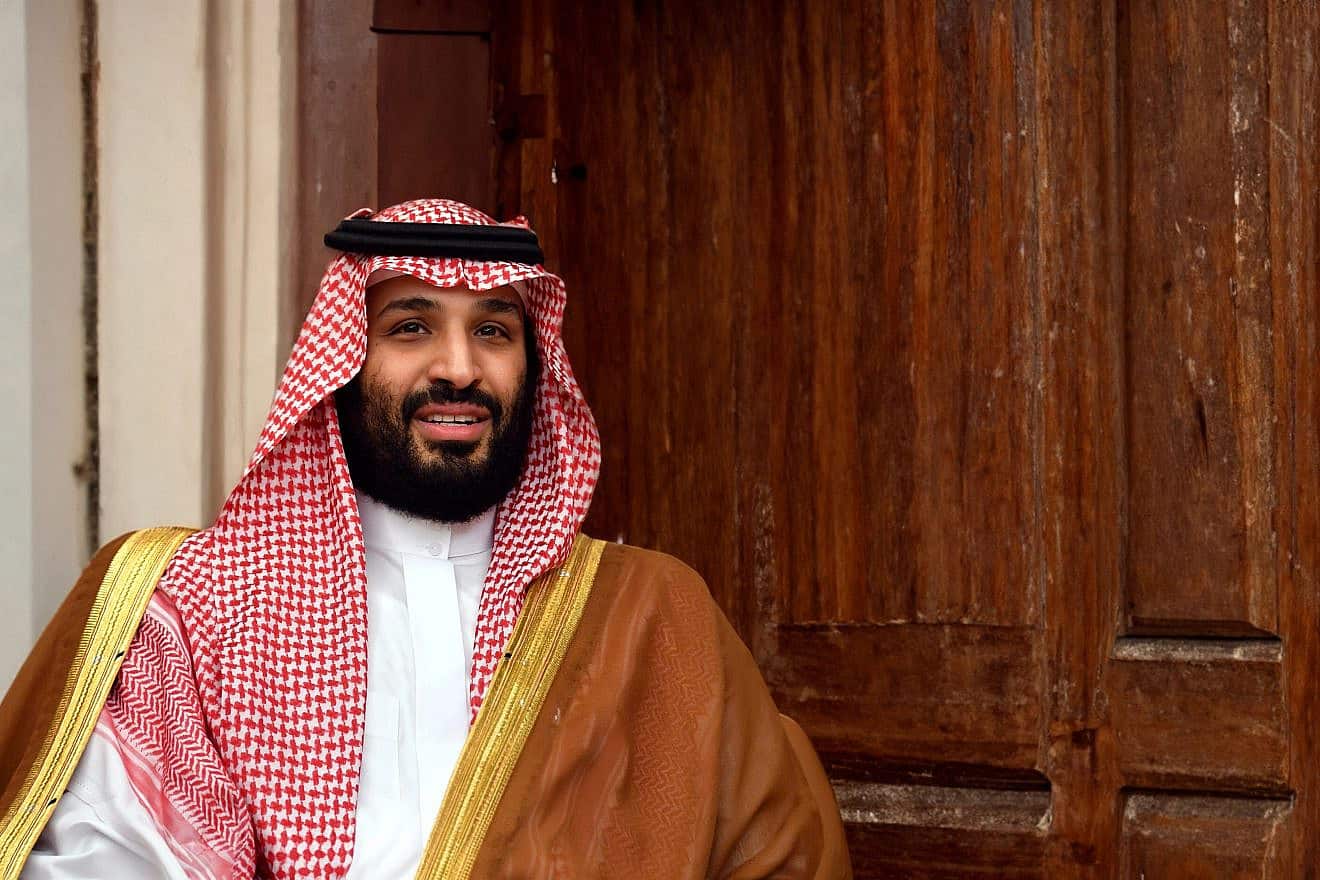 Saudi Crown Prince Mohammed bin Salman leaving a mosque in Riyadh, March 7, 2022. Credit: murathakanart/Shutterstock.