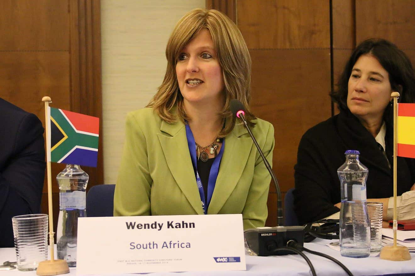 Wendy Kahn, national director of the South African Jewish Board of Deputies. Credit: Courtesy.