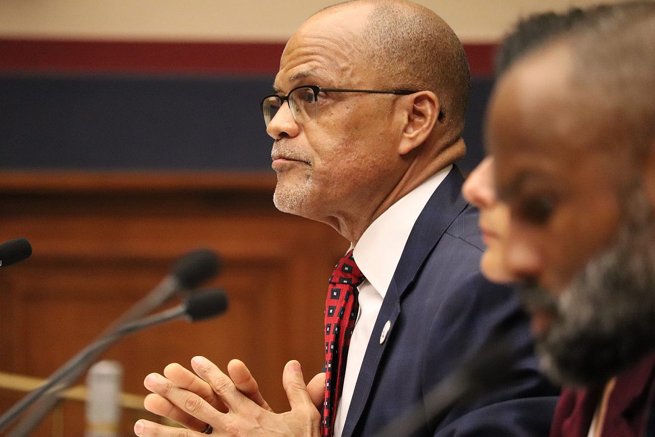 David Banks, chancellor of New York City Public Schools, testifies before a House hearing on antisemitism in K-12 schools on May 8, 2024. Credit: House Committee on Education and the Workforce Democrats.