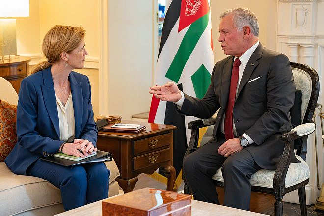 USAID Administrator Samantha Power meets with Abdullah II, of Jordan, May 6, 2024. Credit: U.S. Agency for International Development.