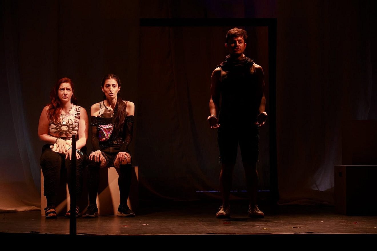 A scene from "October 7 the Play." Credit: Aaron J. Houston