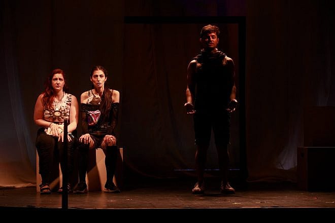 A scene from "October 7 the Play." Credit: Aaron J. Houston