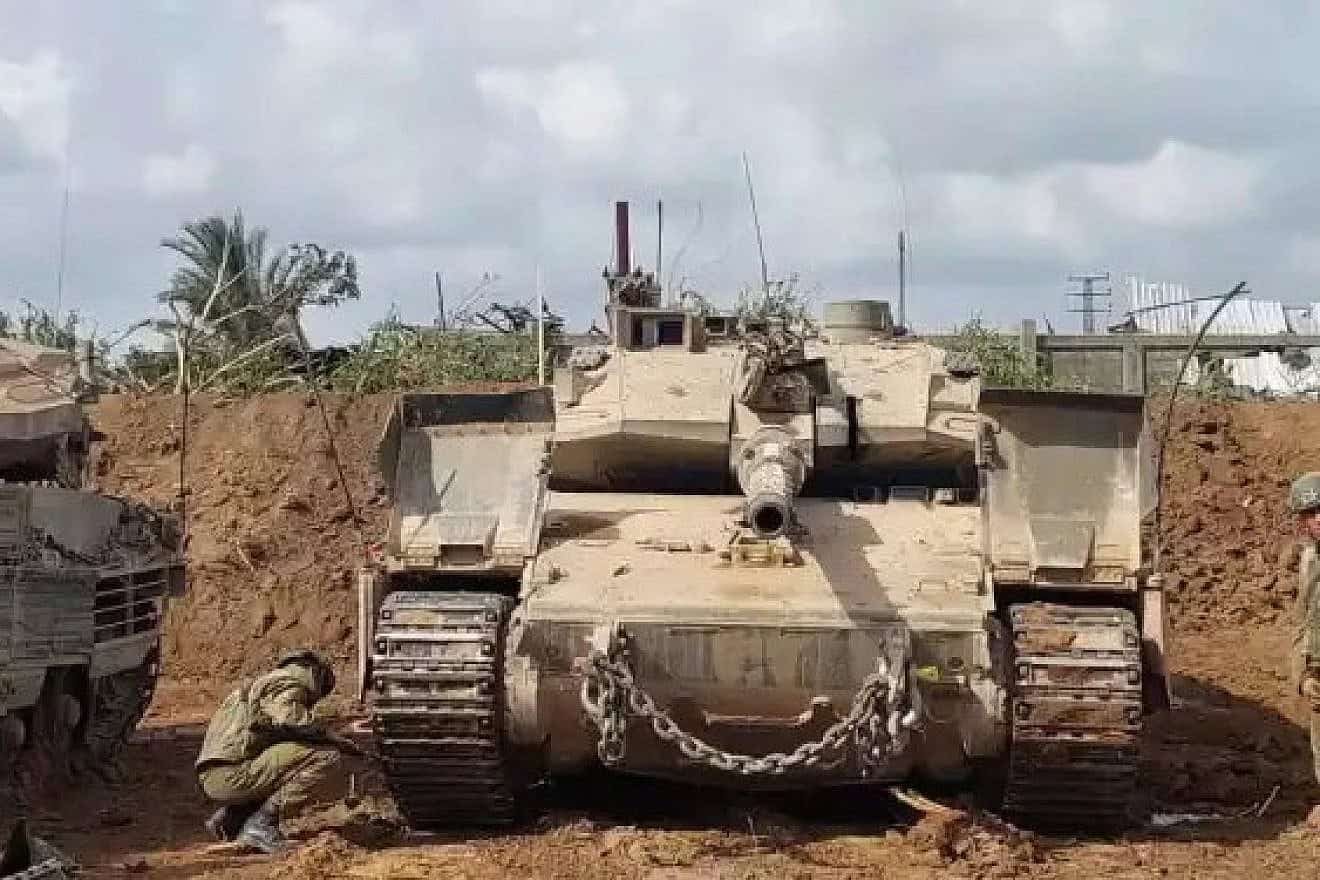 Israeli forces in Jabalia, the northern Gaza Strip. Photo by Neta Bar.