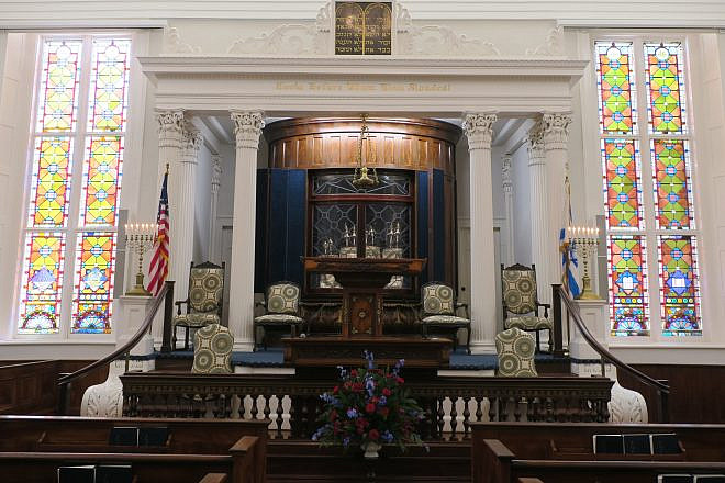 Kahal Kadosh Beth Elohim in Charleston, S.C. Photo by Menachem Wecker.