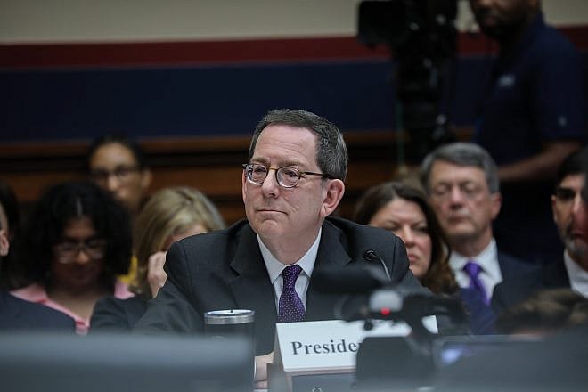 Michael Schill, president of Northwestern University, testifies during a hearing of the U.S. House Committee on Education and the Workforce, May 23, 2024. Credit: House Committee on Education and the Workforce.