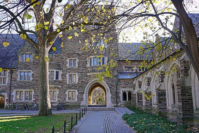 Rockefeller College, one of six residential colleges on the campus of Princeton University in Princeton, N.J. Credit: EQRoy/Shutterstock.