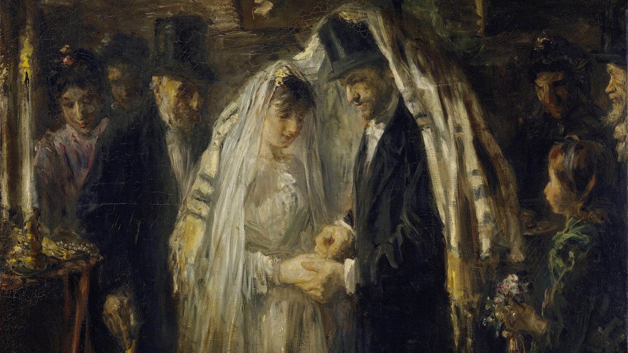 “Jewish Wedding” (1903) painting by Jozef Israëls, oil on canvas. Credit: Rijksmuseum, Amsterdam.
