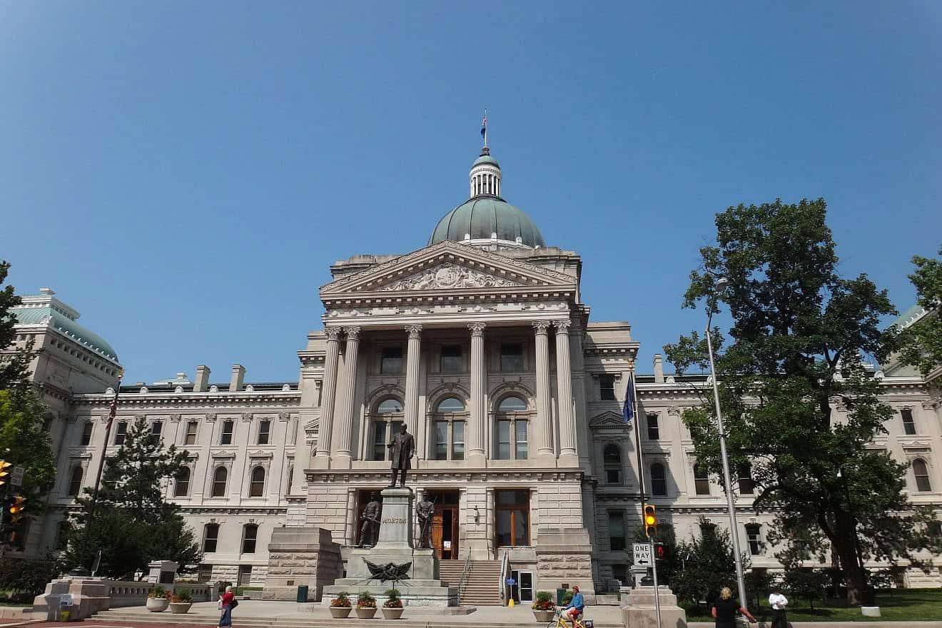 Statehouse in Indiana. Credit: Rosina Peixoto via Wikimedia Commons.