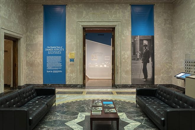Installation views of the 2022 exhibit "One Hundred Years of James Joyce’s 'Ulysses'" at the Morgan Library and Museum in New York City. Credit: Janny Chiu/Morgan Library and Museum.
