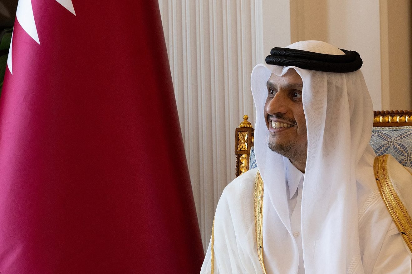 Qatari Prime Minister and Minister of Foreign Affairs Mohammed bin Abdulrahman Al Thani in Doha, Qatar, June 12, 2024. Photo by Chuck Kennedy/U.S. State Department.