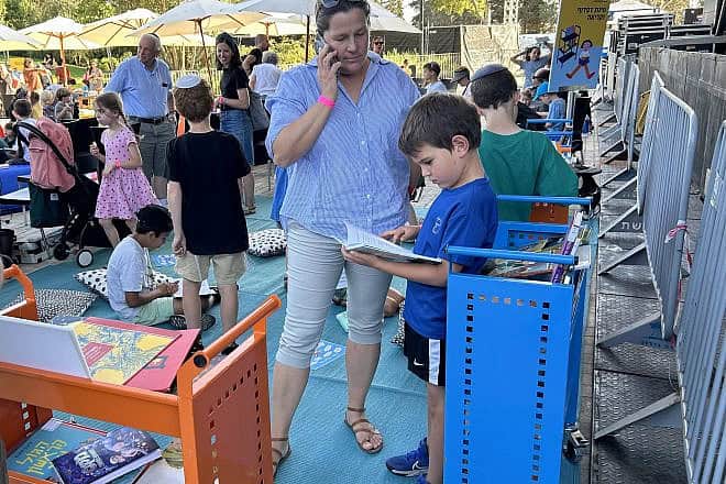 A Hebrew Book Week event at the National Library of Israel in Jerusalem, June 2024. Photo by Judy Lash Balint.