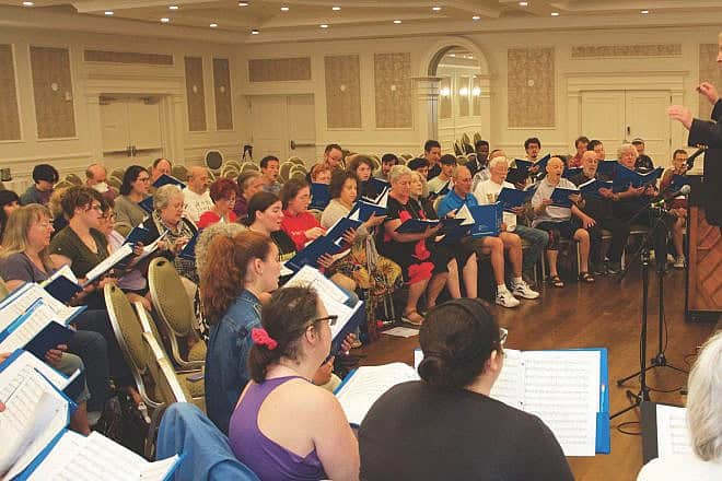 Participants in the North American Jewish Choral Festival. Credit: Courtesy.