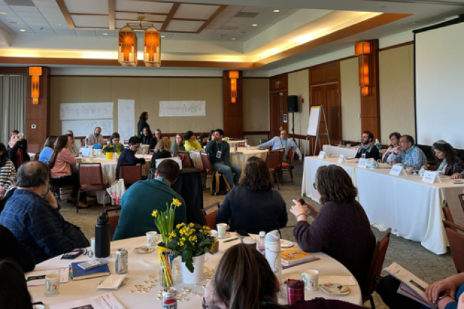 ‘Conflicts of Interest’ participants engage in experiential learning together. Credit: Courtesy of The iCenter.