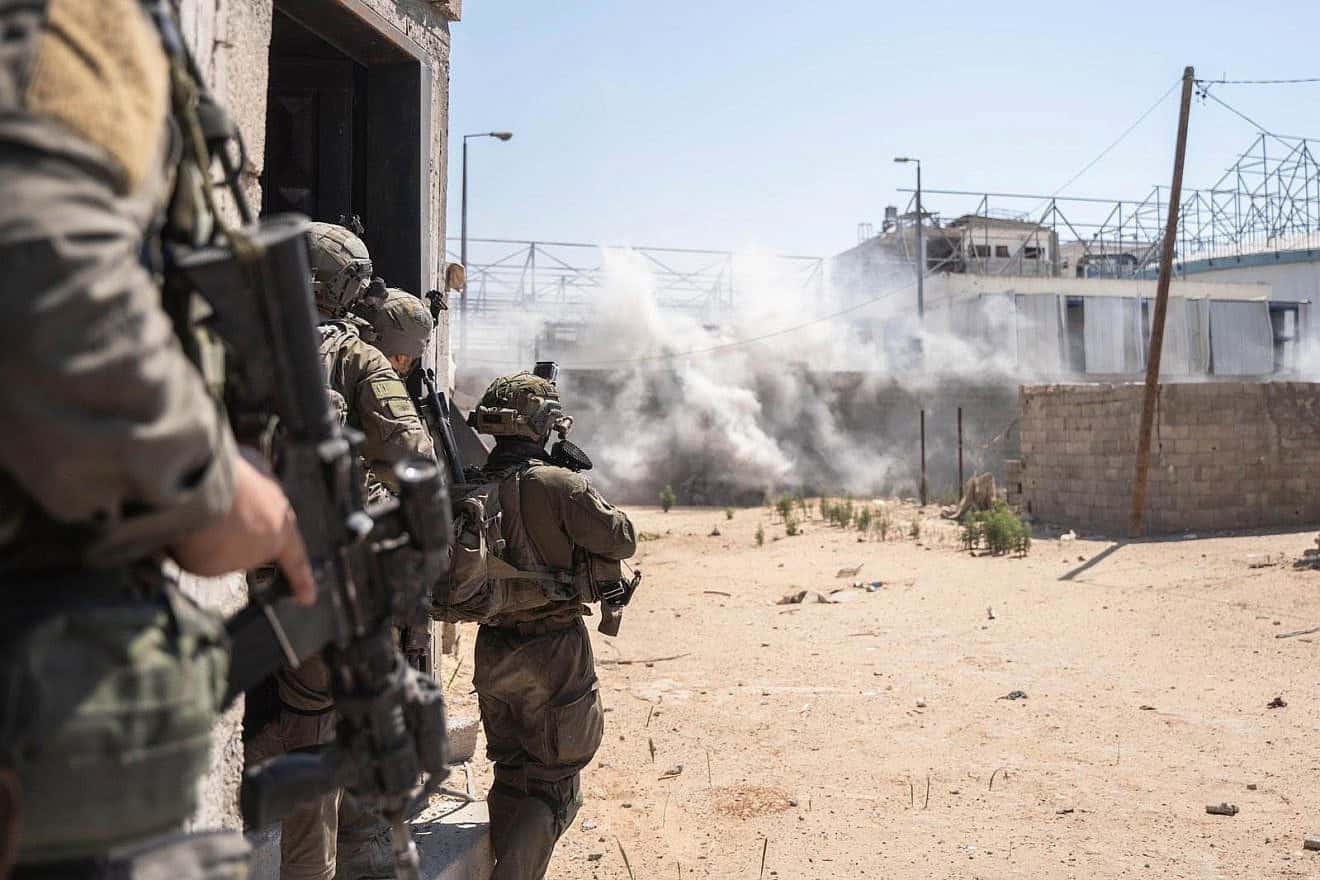 Israeli troops during operational activity in the Gaza Strip, July 2024. Credit: IDF.