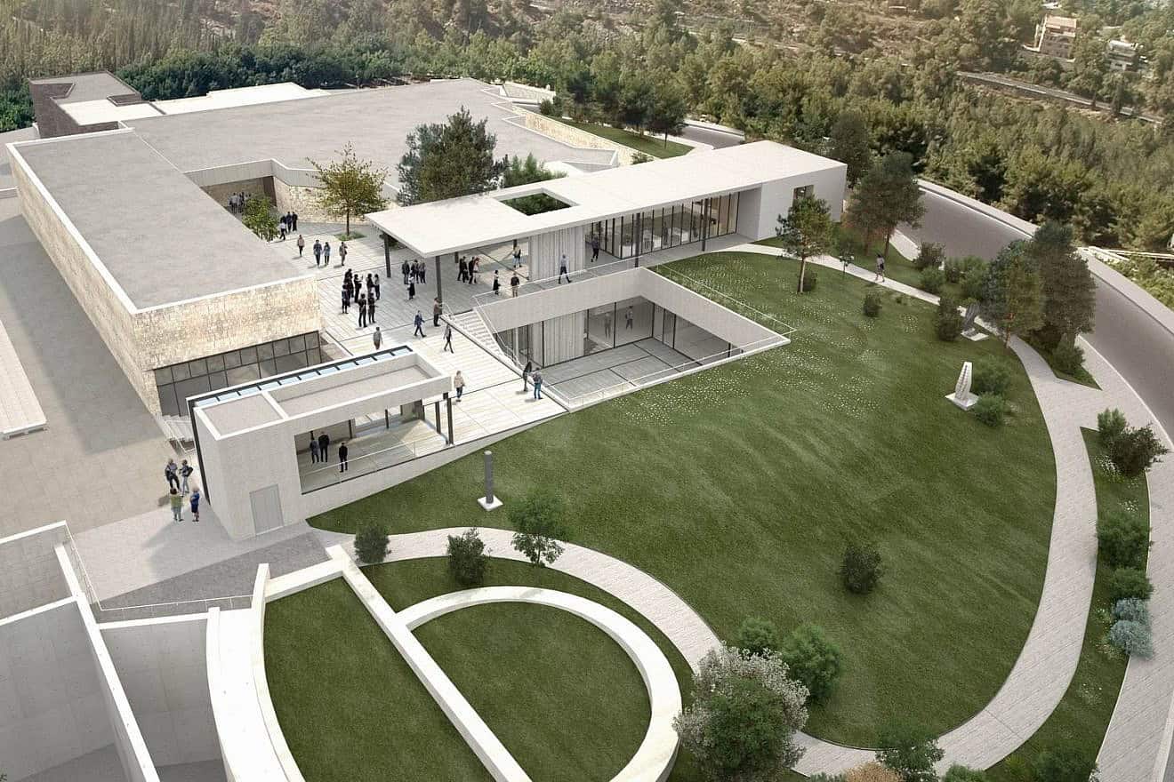 An architectural rendering of the Moshal Shoah Legacy Campus. Credit: Courtesy of Skora Architects.