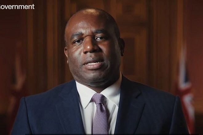 U.K.'s new Secretary of State for Foreign, Commonwealth and Development Affairs David Lammy. Credit: YouTube.