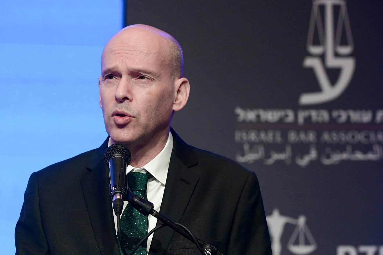State 
attorney Amit Aisman at the Israel Bar Association's Justice conference in Tel Aviv, Sept. 4, 2023. Photo by Avshalom Sassoni/Flash90.