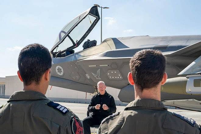Israeli Defense Minister Yoav Gallant visits the IAF airbase in Nevatim, July 14, 2024. Photo by Ariel Hermoni/IMoD.