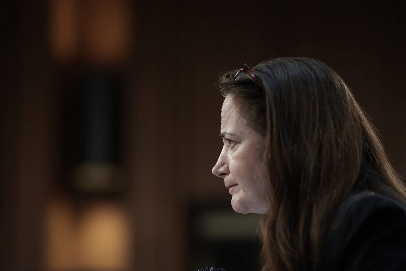 Avril Haines, U.S. director of national intelligence, testifies before the Senate Armed Services Committee May 2, 2024 in Washington, DC. Photo by Win McNamee/Getty Images.