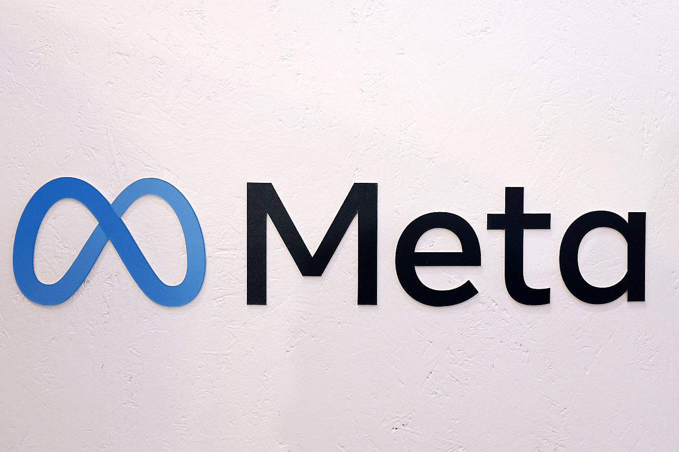 The Meta logo is displayed during the Viva Technology show at Parc des Expositions Porte de Versailles on May 22, 2024 in Paris, France. Photo by Chesnot/Getty Images.