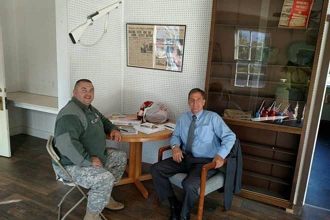 State Rep. Mark Gillen (right) at the Berks Military History Museum in Mohnton, Pennsylvania. Credit: The Berks Military History Museum.