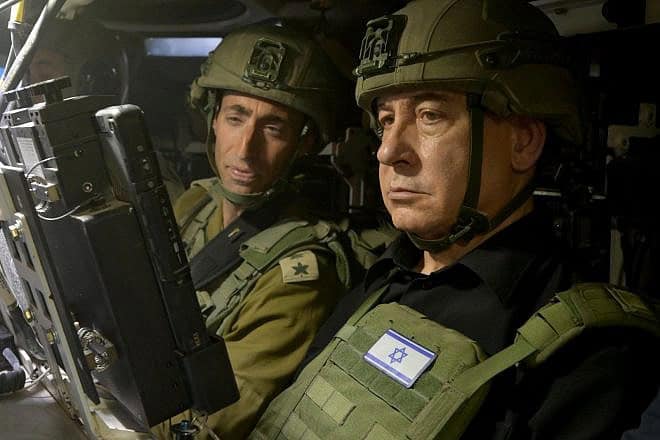 Israeli Prime Minister Benjamin Netanyahu during a visit to Rafah in the Gaza Strip, July 18, 2024. Photo by Avi Ohayon/GPO.