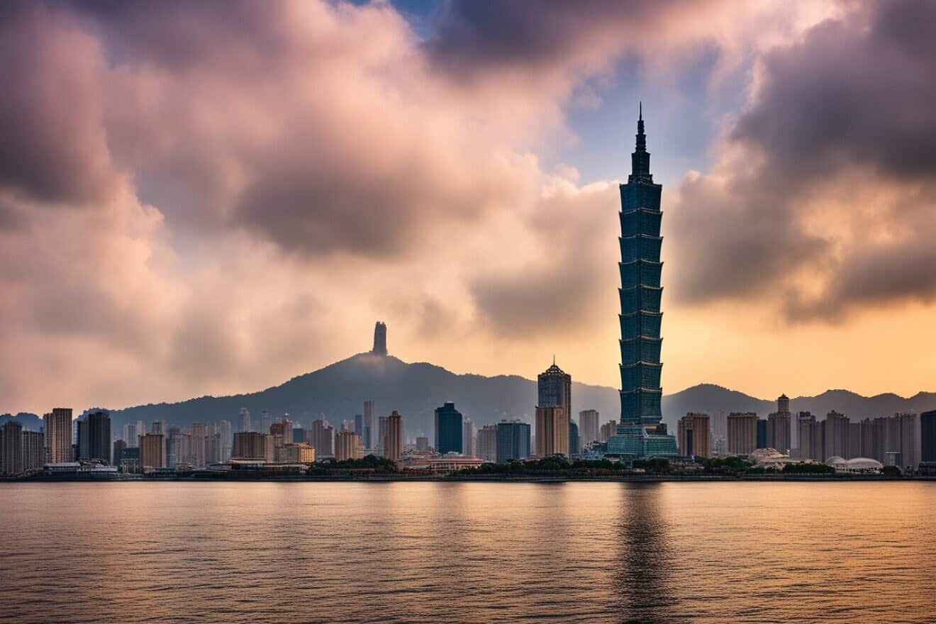 An illustrative image of the skyline of Taipei, Taiwan. Source: DeepAI.