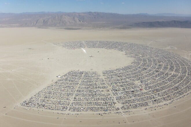 Burning Man in 2010. Credit: Kyle Harmon/Creative Commons.