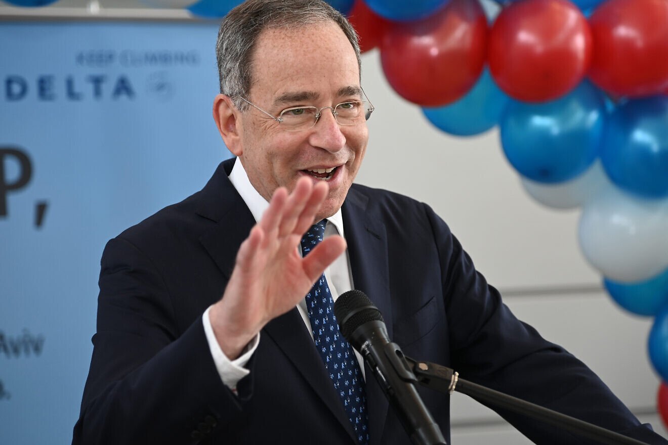 Thomas Nides, then U.S. ambassador to Israel, in May 2022. Credit: U.S. Embassy Jerusalem.