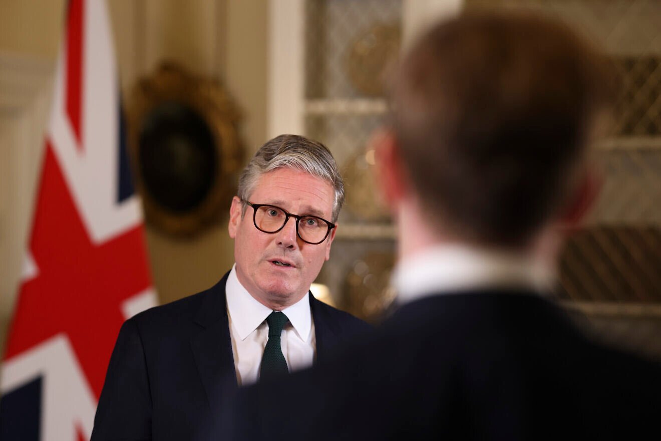 U.K. Prime Minister Keir Starmer speaks to the media following an earlier COBRA meeting to discuss the violent disorder across the country on Aug. 6, 2024. Credit: Simon Dawson/No. 10 Downing Street.