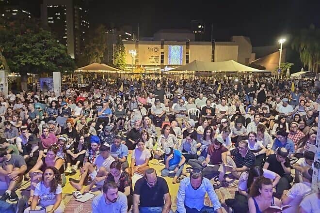 “United for Their Return” rally on Tisha B'Av, focusing on unity and efforts to bring back to Israel the more than 100 hostages who have been held captive in the Gaza Strip since the Oct. 7 terrorist attacks by Hamas in southern Israel, Aug. 13, 2024. Credit: Courtesy of the Yesha Council.