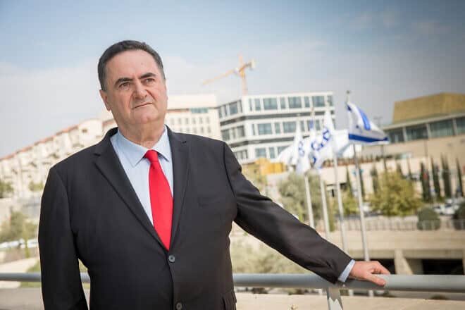 Israeli Foreign Affairs Minister Israel Katz at the Ministry of Foreign Affairs in Jerusalem, Oct. 22, 2019. Photo by Noam Revkin Fenton/Flash90.