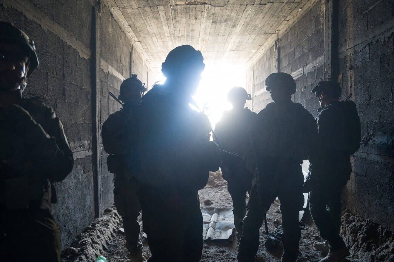 Israel Defense Forces troops operate in the southern Gaza Strip, Aug. 4, 2024. Credit: IDF.