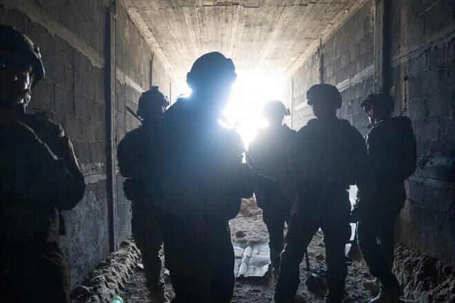 Israel Defense Forces troops operate in the southern Gaza Strip, Aug. 4, 2024. Credit: IDF.