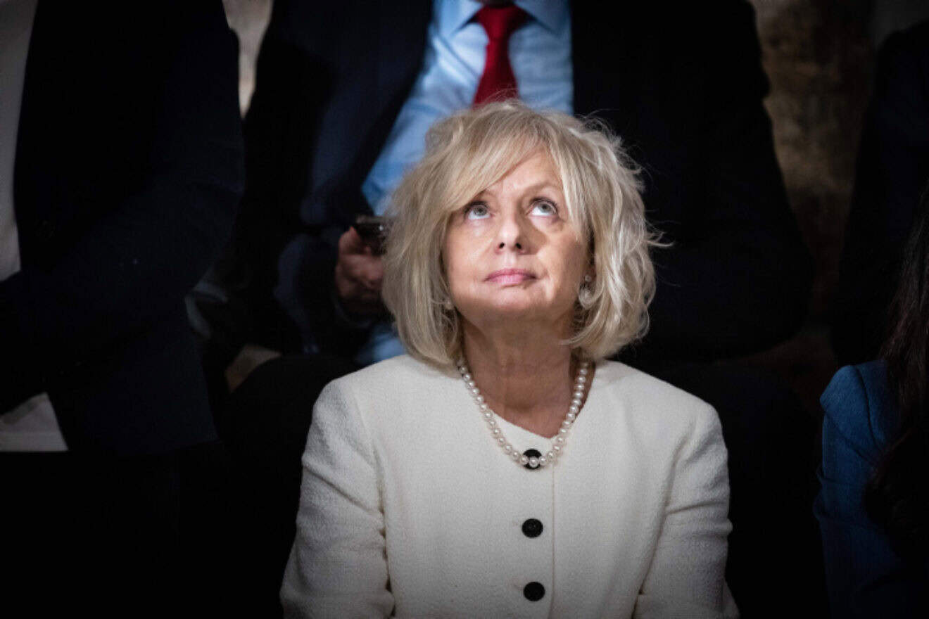 Attorney General Gali Baharav Miara attends the weekly government conference, held at the Western Wall tunnels in Jerusalem's Old City on May 21, 2023.  Photo by Yonatan Sindel/Flash90 *** Local Caption *** ????? ?????
????
??? ???? ?????
????
????"?