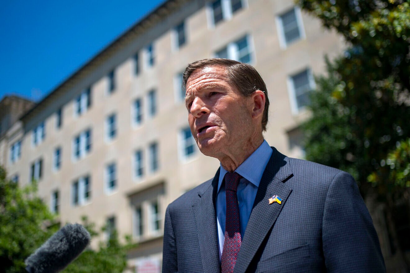 Sen. Richard Blumenthal (D-Conn.) on July 11, 2024 in Washington, D.C. Photo by Bonnie Cash/Getty Images.
